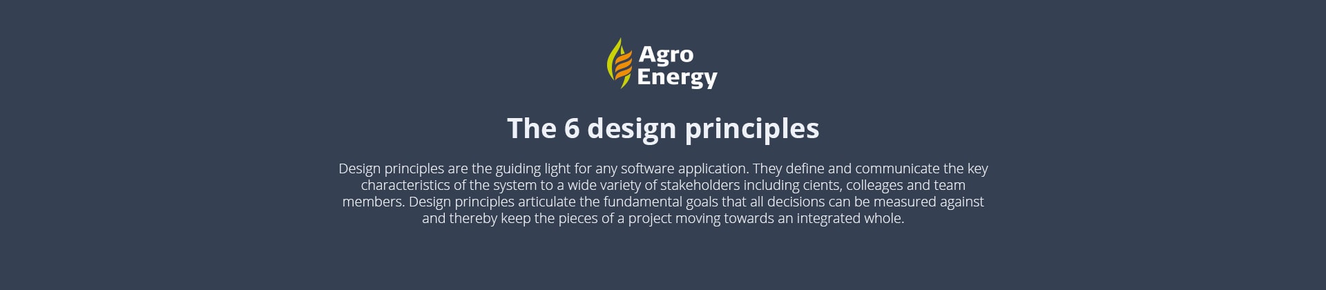 Thomas Elfrink Agro Energy design